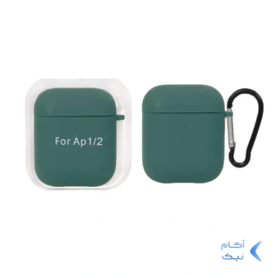 کاور ایرپاد سیلیکونی اورجینال Apple Airpods 1 / 2 - سبز