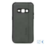 قاب طرح چرم RYOURK مدل Samsung Galaxy J1 (2016) - خاکستری
