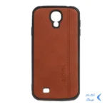 قاب طرح چرم RYOURK مدل Samsung Galaxy S4 - قهوه ای روشن