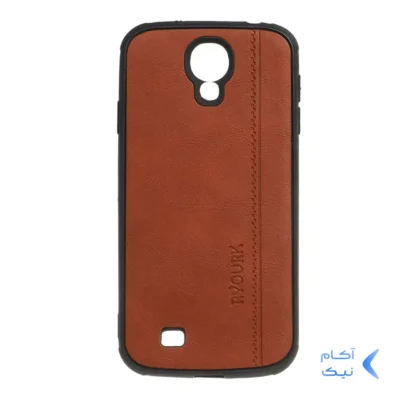 قاب طرح چرم RYOURK مدل Samsung Galaxy S4 - قهوه ای روشن