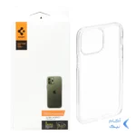 قاب اورجینال Spigen ULTRA HYBRID مدل Apple iPhone 15 Pro Max - شفاف (پک دار)