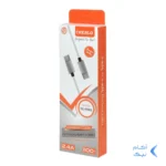 کابل شارژ 1.1 متری CHERLO Type-C to Type-C مدل TC-TC01 - سفید - SMO