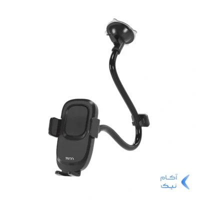 هولدر گوشی موبایل پایه دار TSCO مدل THL 1214 - مشکی (به همراه گیره اتصال به دریچه کولر)