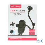 هولدر گوشی موبایل پایه دار TSCO مدل THL 1214 - مشکی (به همراه گیره اتصال به دریچه کولر)