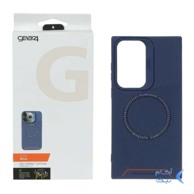 قاب اورجینال Magsafe Gear4 D30 مدل Samsung Galaxy S23 Ultra - آبی (پک دار)