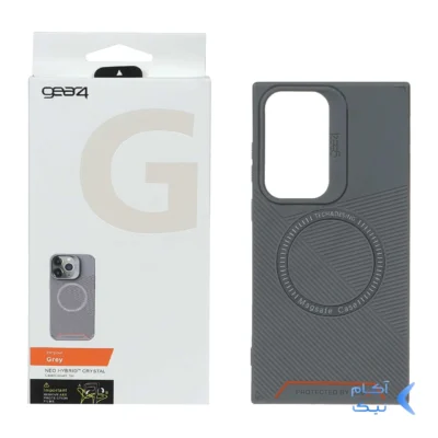قاب اورجینال Magsafe Gear4 D30 مدل Samsung Galaxy S23 Ultra - خاکستری (پک دار)