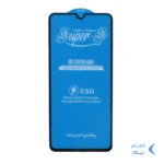 محافظ صفحه نمایش شیشه ای آنتی استاتیک مات Full Cover Super S-OG مدل Samsung A70 / A70S / A42 / M42 - مشکی (بدون پک)