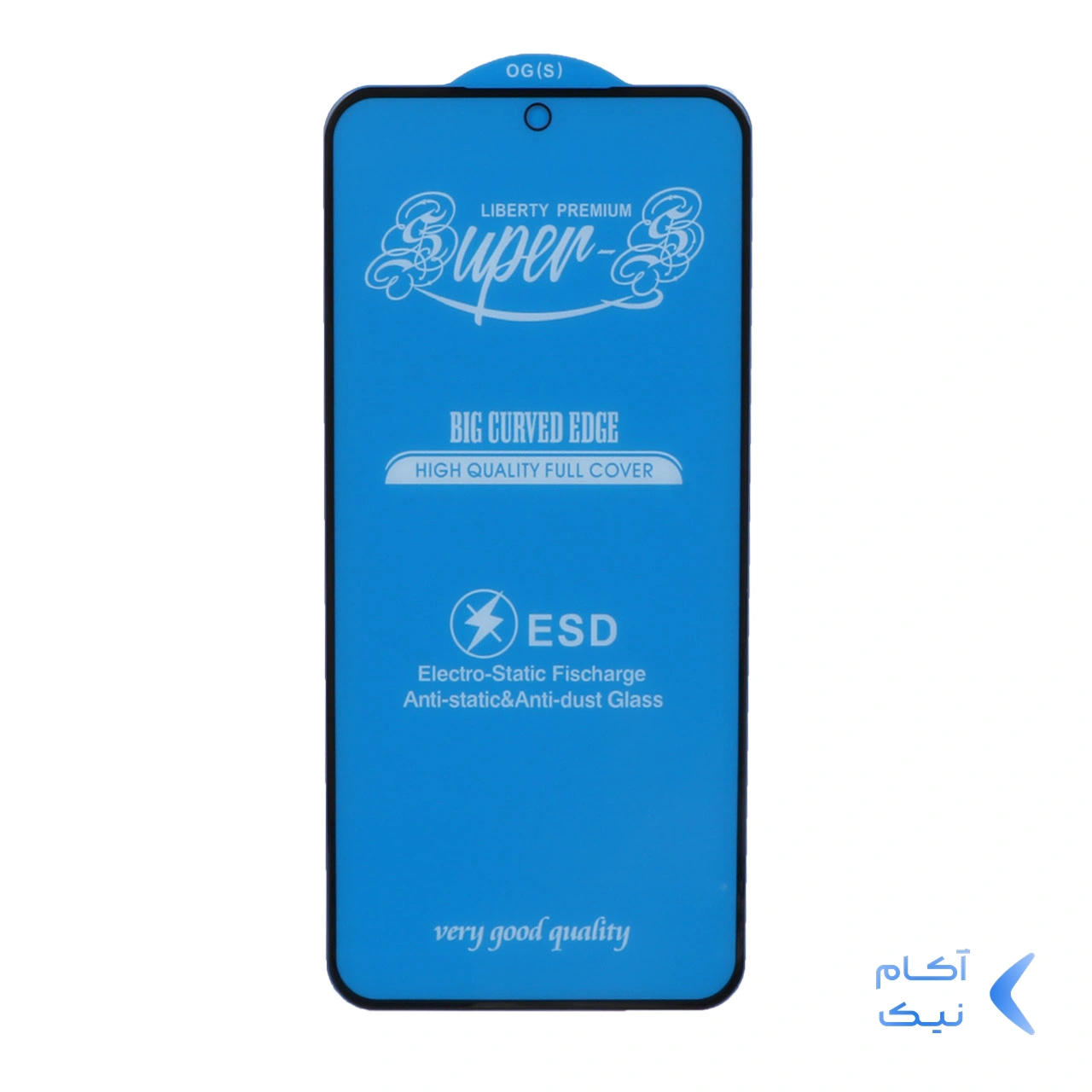 محافظ صفحه نمایش شیشه ای آنتی استاتیک مات Full Cover Super S-OG مدل Samsung Galaxy S23 FE / A54 / Honor 400 - مشکی (بدون پک) محافظ صفحه نمایش شیشه ای آنتی استاتیک مات Full Cover Super S-OG مدل Samsung Galaxy S23 FE / A54 / Honor 400 - مشکی (بدون پک)