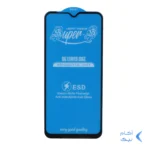 محافظ صفحه نمایش شیشه ای آنتی استاتیک مات Full Cover Super S-OG مدل Samsung A10 / A10S / M10 / M20 / M01S - مشکی (بدون پک)