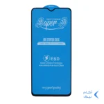 محافظ صفحه نمایش شیشه ای آنتی استاتیک مات Full Cover Super S-OG مدل Xiaomi Redmi Note 8 Pro / Poco M3 / Redmi 9T / Note 9 4G - مشکی (بدون پک)