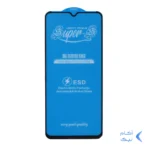 محافظ صفحه نمایش شیشه ای آنتی استاتیک مات Full Cover Super S-OG مدل Xiaomi Redmi A3/ A3x / Redmi 10C / Redmi 12C / Redmi 11A / Redmi 10 Power / Poco C40 / Poco C55 / C61 - مشکی (بدون پک)