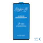محافظ صفحه نمایش شیشه ای آنتی استاتیک مات Full Cover Super S-OG مدل Xiaomi Redmi Note 12 4G / Redmi Note 12 5G / Poco X5 / Honor X8 / X8A / X10 / Realme 11 / Oppo A98 / Oppo A58 - مشکی (بدون پک)
