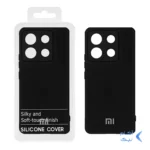 قاب نیو سیلیکون محافظ لنزدار RFF مدل Xiaomi Redmi Note 13 Pro 5G / Poco X6 5G - مشکی (پک دار)