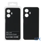 قاب نیو سیلیکون محافظ لنزدار RFF مدل Realme C55 - مشکی (پک دار)