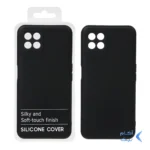 قاب نیو سیلیکون محافظ لنزدار RFF مدل Realme Narzo 50 - مشکی (پک دار)