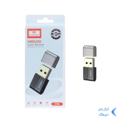 دانگل بلوتوث صدا Earldom مدل ET-M90 - مشکی (دارای میکروفن و قابلیت مکالمه)