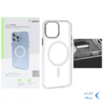 قاب اورجینال belkin شفاف Magsafe مدل Apple iPhone 13 / iPhone 14 (پک دار)